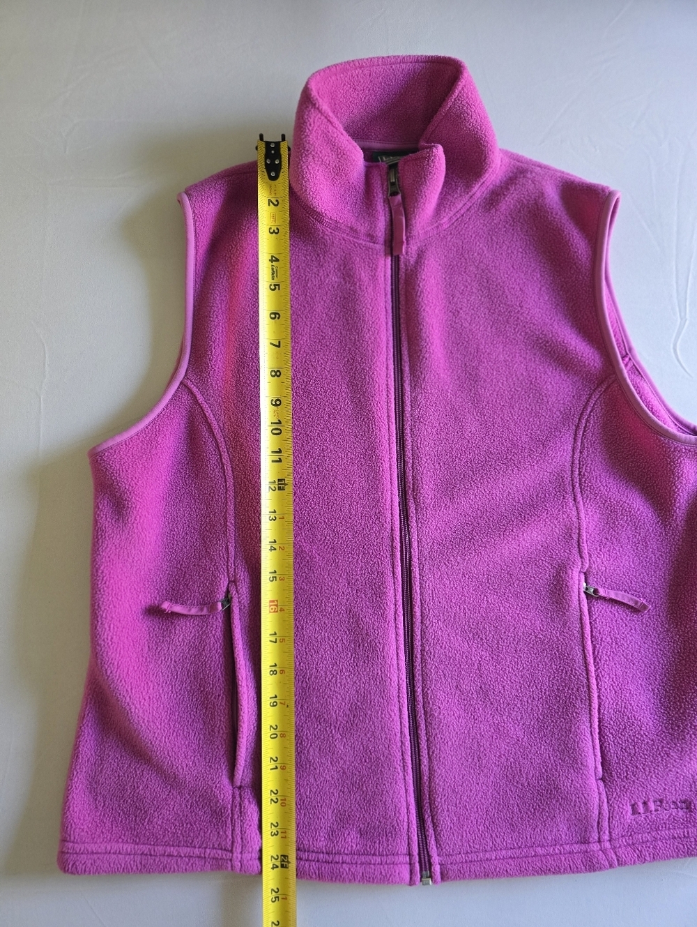 L.L.Bean Full Zip Polartec Vest Size Large - Picture 10 of 11